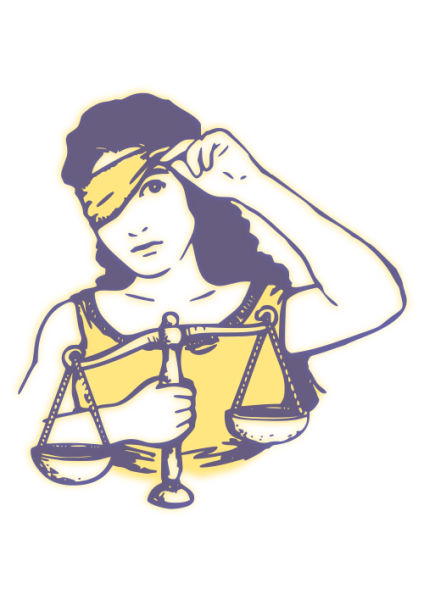 Not so blindfolded, image courtesy of Wikipedia Commons, Karolus_BR - https://openclipart.org/detail/251614/not-so-blindfolded-05