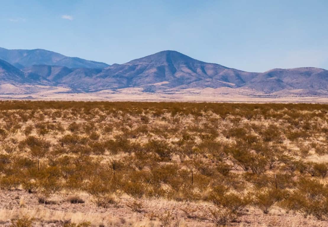 Alkali Flat dry lake in Hildalgo County near Lordsburg