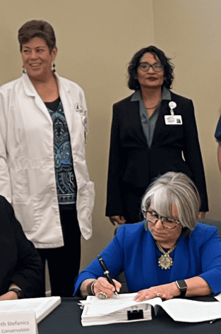 Healthcare bill signing in T or C