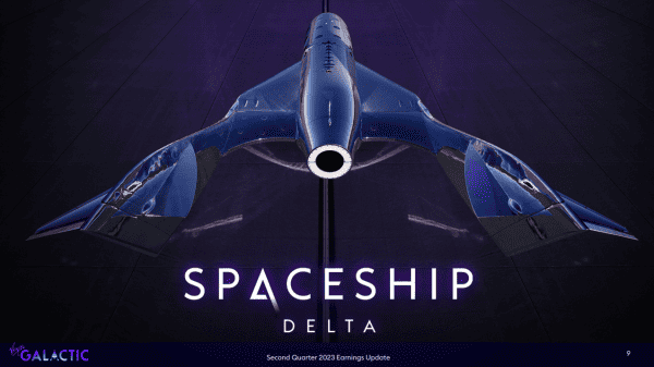 Virgin Galactic's envisioned Delta class spacecraft