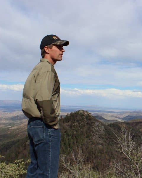 Senator Martin S. Heinrich surveying the New Mexico Landscape