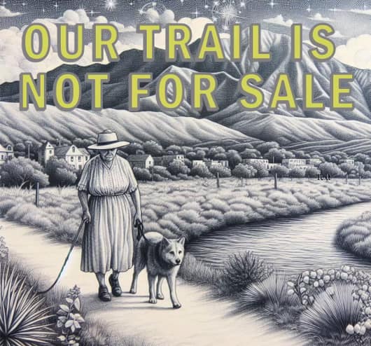 Our Trail Is Not For Sale illustration