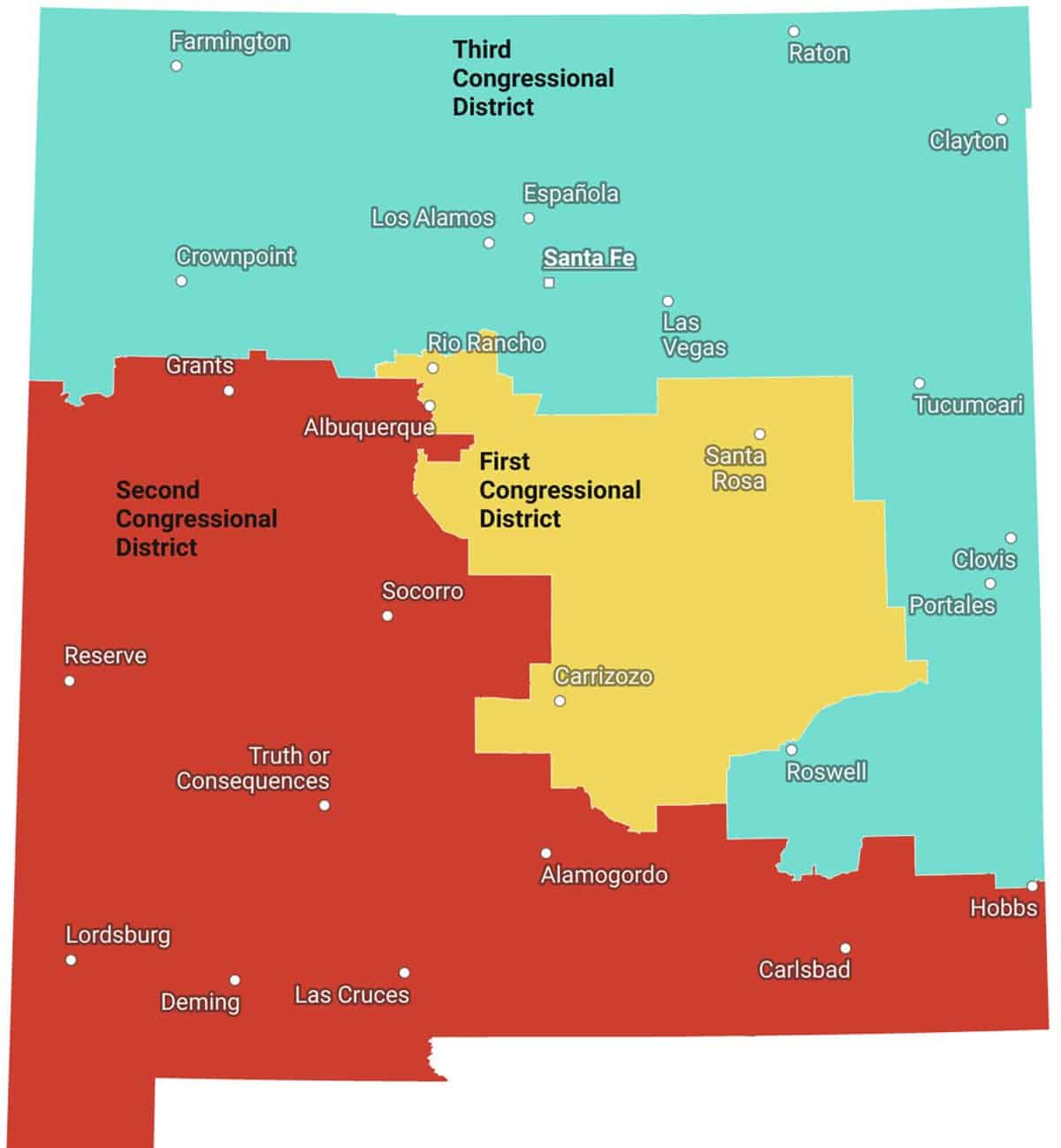 New Mexico Congressional map