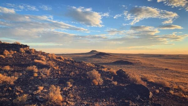 New Mexico volcanic landscape