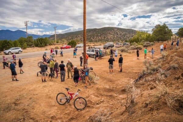 Outward Link trailhead protest.9.19.21