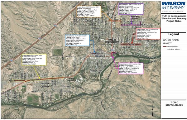 Map of part of the Shovel Ready project from the city's website