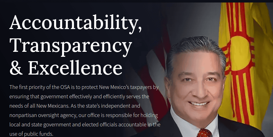 Image courtesy of the New Mexico State Auditor's website