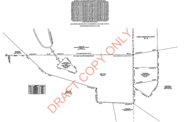 Crummy, unreadable map provided, as required, in petition to annex by Integrated Environmental Services and Two Cities