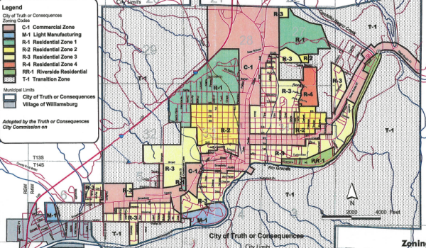 T or C's zoning map