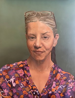 Wendy Tremayne's self portrait.