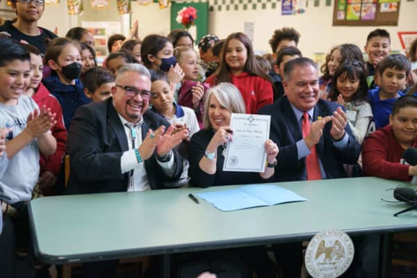 New Mexico Senate Bill 4 signing