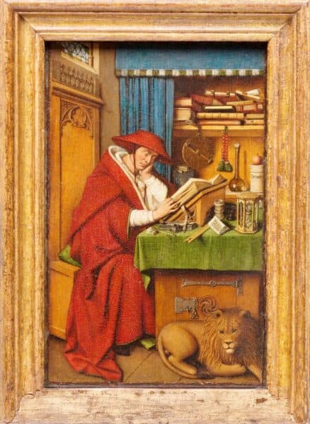 Jan Van Eyk's painting of St. Jerome in his study