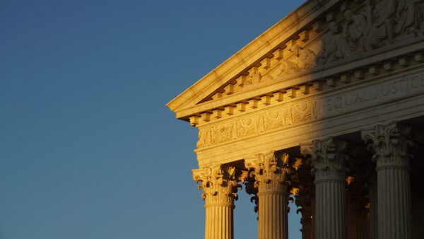 Frieze on the Supreme Court Building in Washington, D.C.