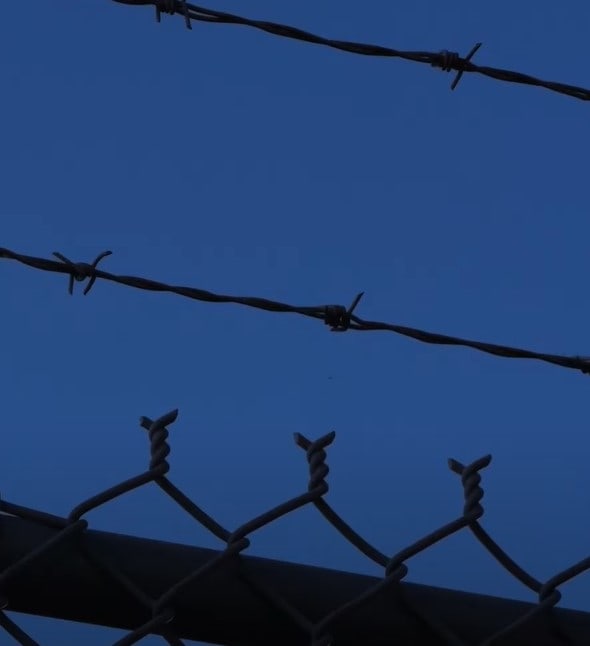 Barbed wire fencing in U.S. borderlands