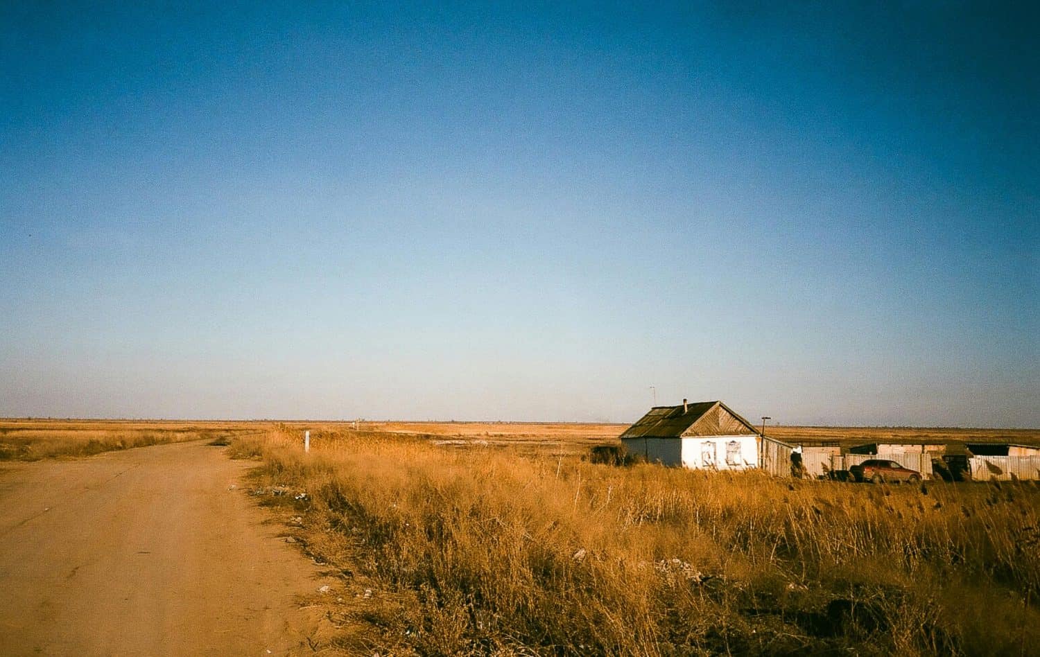 lone house on vast prairie