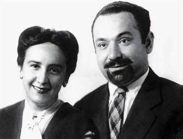 Laura Araujo Aguilar and Josif Grigulevich on their way to Brazil about 1946.