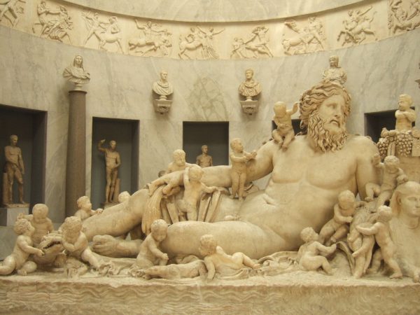 Personification of the River Nile, Vatican Museum, photo by Hans Weingartz, image courtesy of Wikipedia Commons