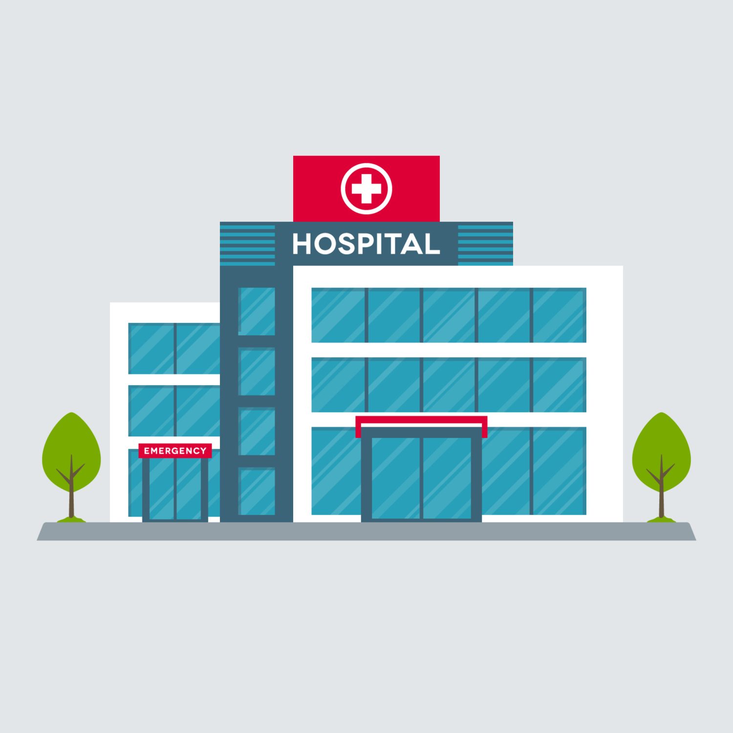 Illustration of hospital